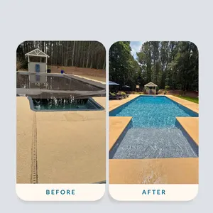 Before After Pool Cover Removal Canton