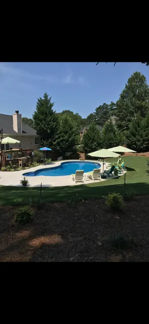 Hillside View Pool Patio Loungers Ball Ground