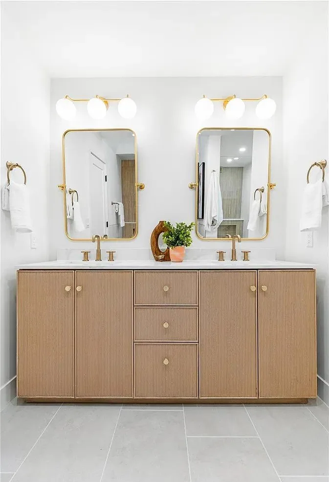 Bathroom Remodel Double Vanity 3 project in Oklahoma City, OK