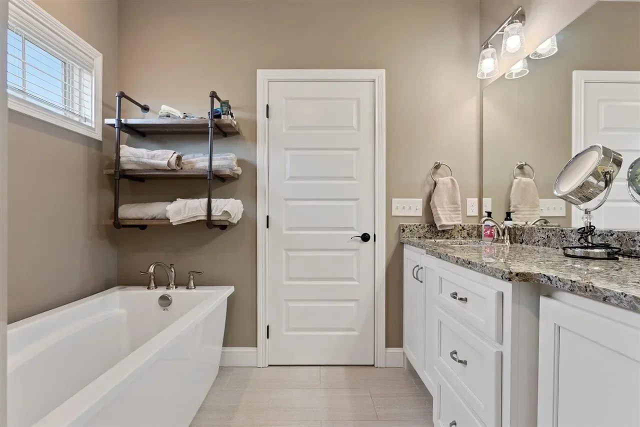 Bathroom Remodel Soaking Tub Granite project in Oklahoma City, OK