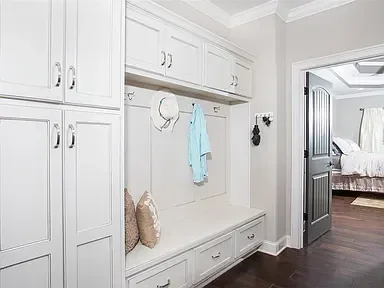 Built in Mudroom Locker Addition project in Oklahoma City, OK