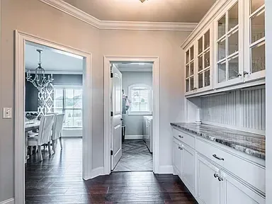 Butler Pantry Remodel White Cabinets project in Oklahoma City, OK