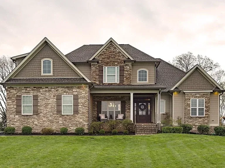Craftsman Home Roofing Stone Exterior 2 project in Oklahoma City, OK