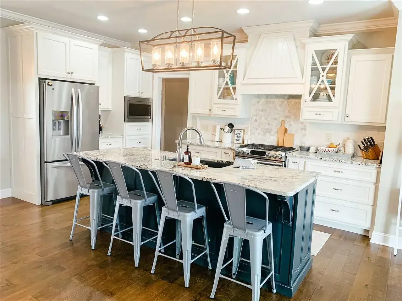 Kitchen Remodel Granite Island 27 project in Oklahoma City, OK