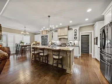 Kitchen Remodel Island Hardwood project in Oklahoma City, OK