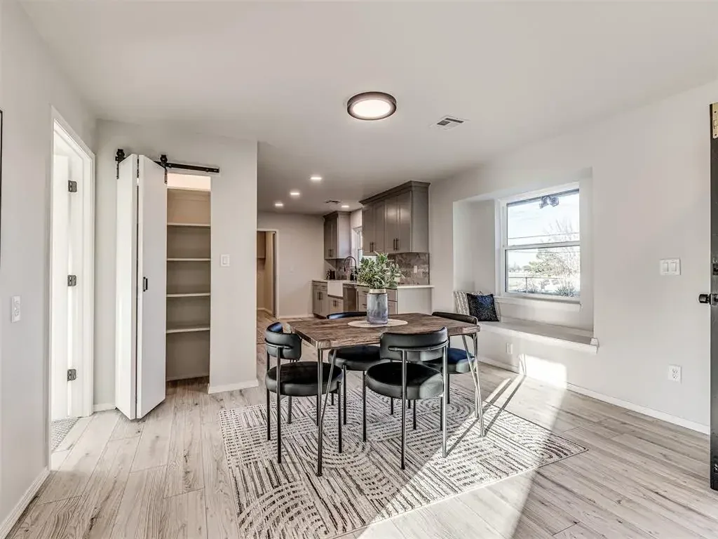 Remodeled Dining Area Open Kitchen project in Oklahoma City, OK