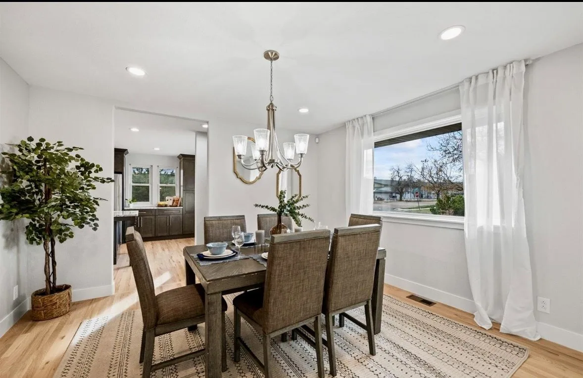 Remodeled Dining Room Open Layout project in Oklahoma City, OK