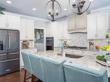 Remodeled Kitchen Island Contracting project in Oklahoma City, OK