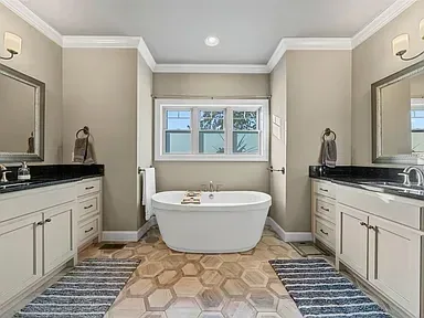 Remodeled Master Bathroom Freestanding Tub project in Oklahoma City, OK