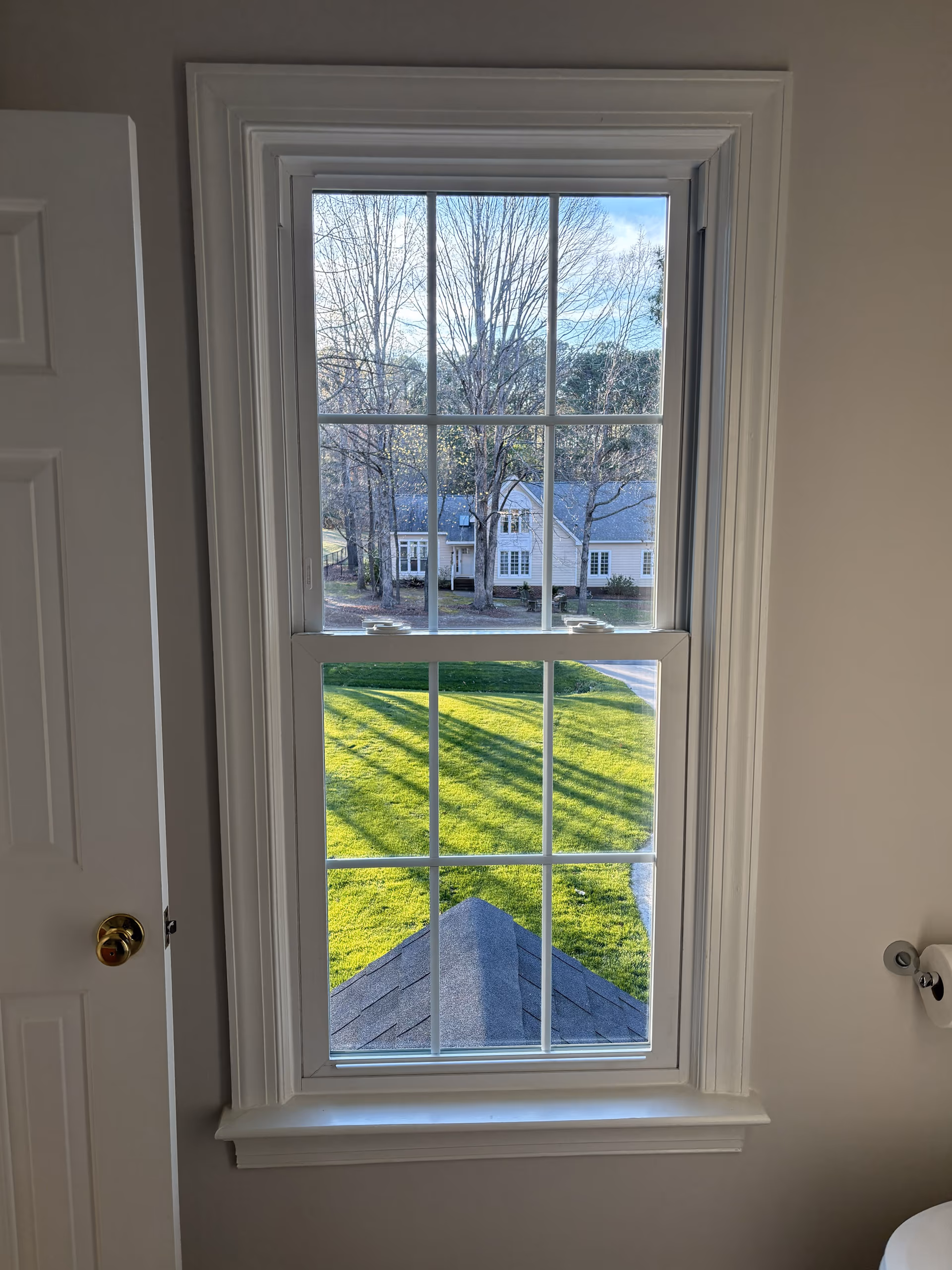 Bathroom Double Hung Grilles Neighborhood View