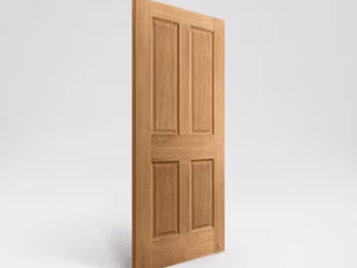 Four Panel Wood Interior Door Replacement