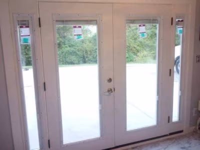French Door Pair Full Glass Interior